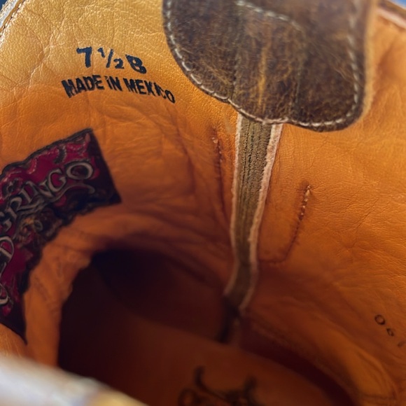 Old Gringo Teal Stitched Boots Size 7.5 - Picture 7 of 8